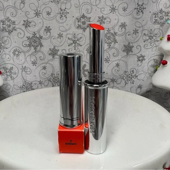 MAC Cosmetics Lock Kiss 24 Hour Lipstick x7 -Gutsy-Renegade-Teaser-Ruby True-Coy - Picture 7 of 12